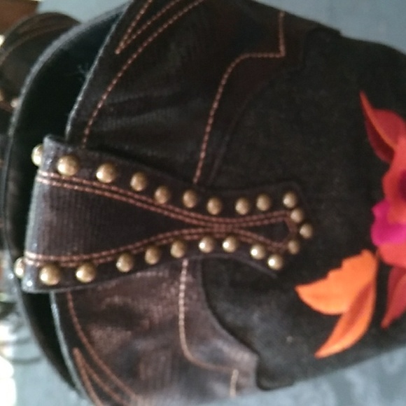 Dakota Womens Western Boots with Floral Design..like new. Size 8W - Picture 6 of 14